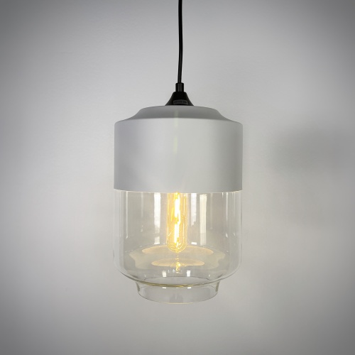 Подвесной светильник NORD A D18 White/Transparent 190484-26