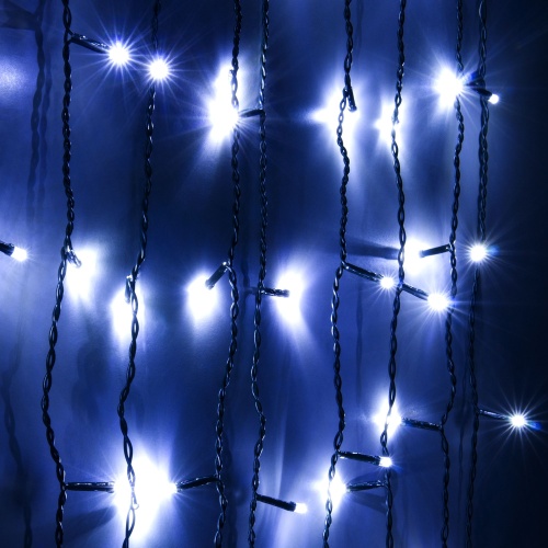 Гирлянда бытовая электрическая занавес Eurosvet 200-003 белый