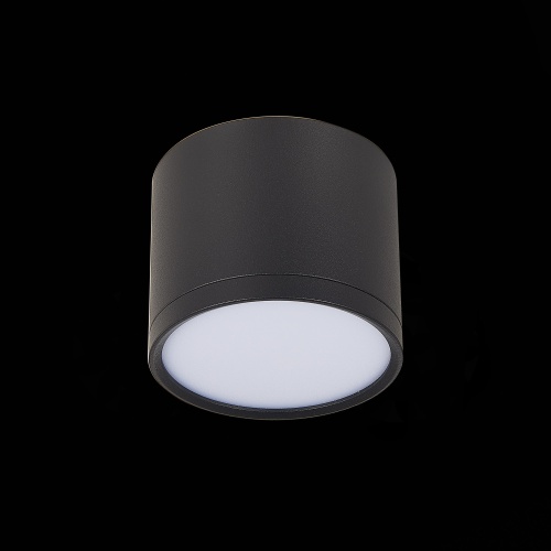 ST113.442.09 Светильник потолочный Черный LED 1*9W 4000K 702Lm Ra&gt;90 120° IP20 D88xH75 170-240V Накладные светильники