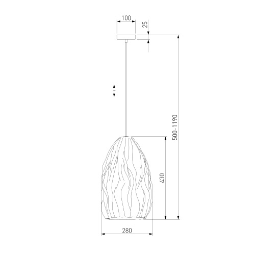 Подвесной светильник Eurosvet 30186/1 бежевый