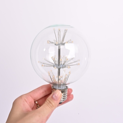 Лампа прозрачная с елочкой LED Е27 1.5W 123325-22