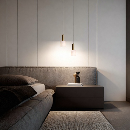 Подвесной светильник Eurosvet 304055 алебастр латунь