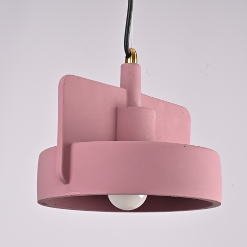 Подвесной бетонный светильник SKOVL A терракот 102054-26