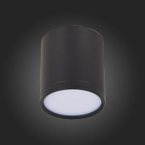 ST113.432.05 Светильник потолочный Черный LED 1*5W 3000K 390Lm Ra&gt;90 120° IP20 D68xH75 170-240V Накладные светильники