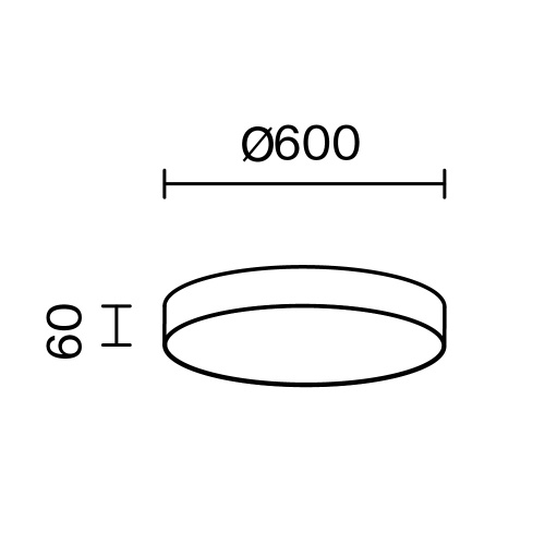Потолочный светильник Technical C032CL-90W4K-RD-W