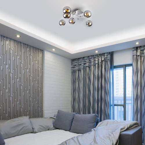 Потолочный светильник хром Eurosvet 30140/6