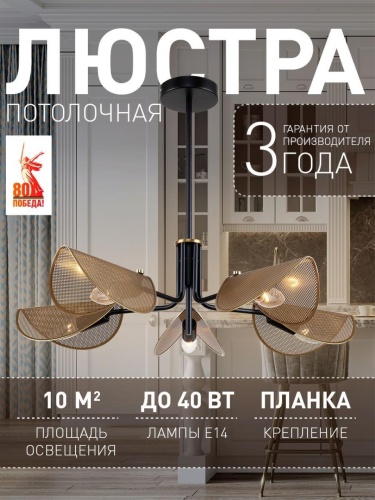 Потолочная люстра 4082-5P