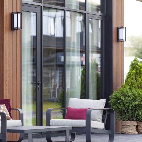 Уличный настенный светильник Favourite 4385-1W, уличный светильник, D165xW140xH350, LEDx8W, 700LM, 3000K, IP54, included