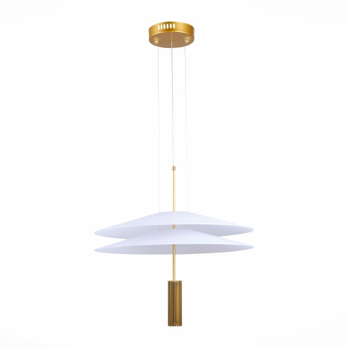 SL6101.203.01 Люстра подвесная ST-Luce Золотистый/Белый LED 1*10W 3000K ИСОЛА