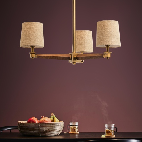Люстра Jorgenson D70 Beige/Dark Wood от Imperiumloft 203576-26