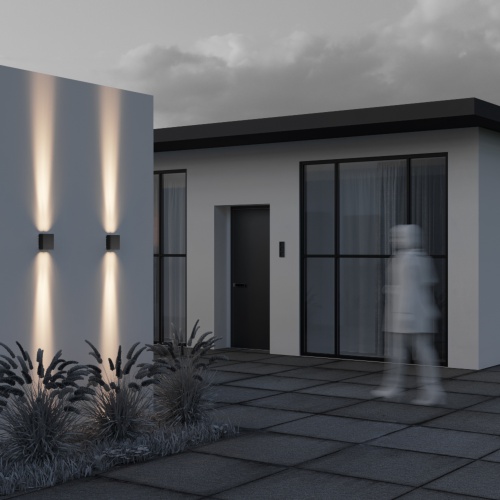 Уличный настенный светильник Outdoor O570WL-L20B3K