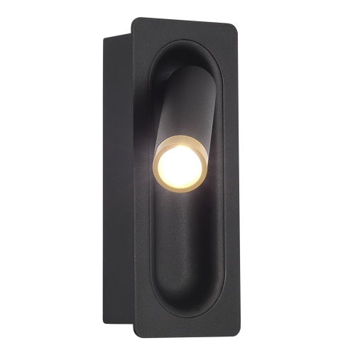 SL6238.401.01 Светильник настенный ST-Luce черный/черный,латунь LED 1*3W 4000K ПАРИЛЛА